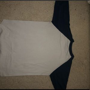 Navy Blue Soffe baseball shirt